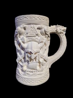Viking Tankard Can Koozie Combo 3d model