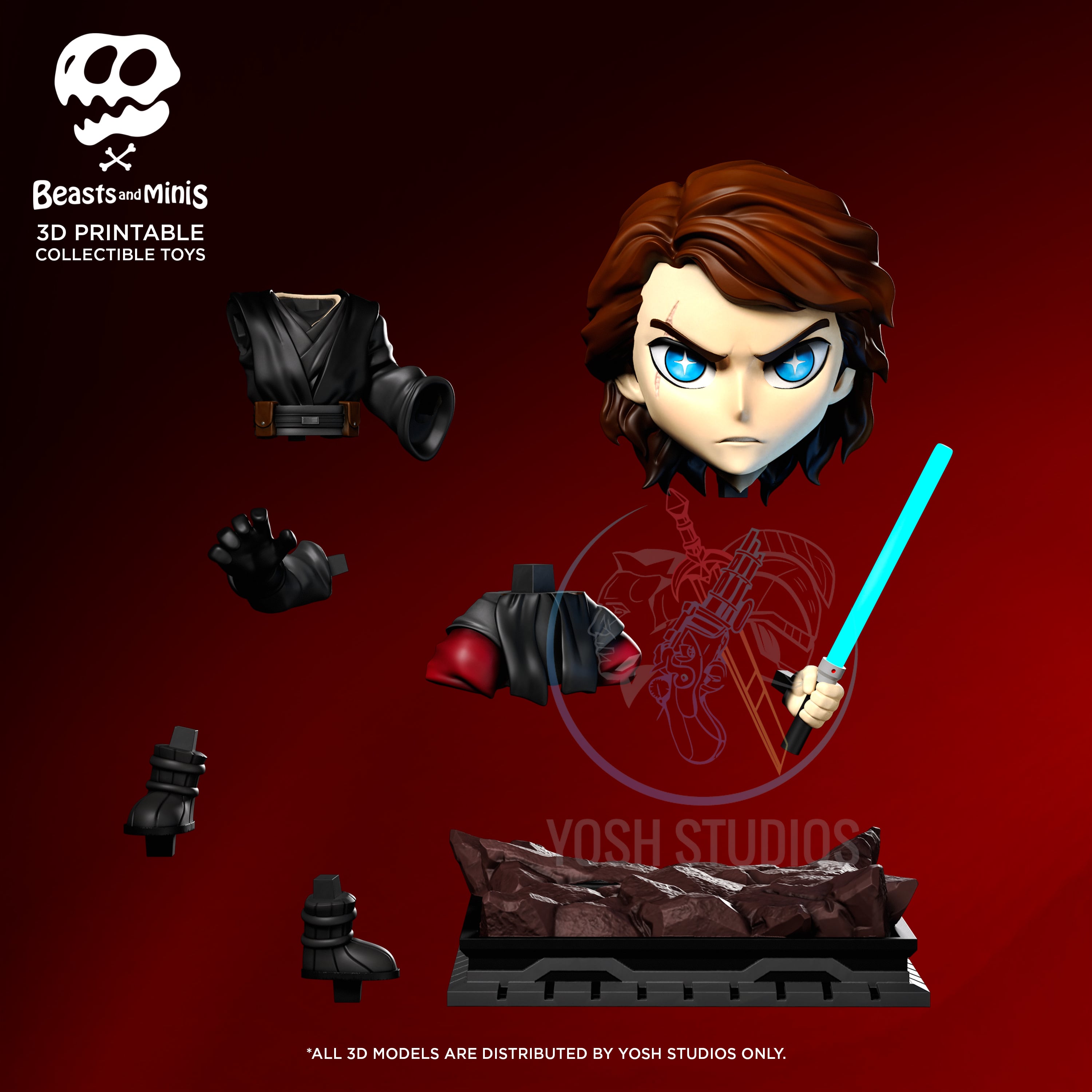 Anakin Skywalker Mini 3D Printer STL 3d model