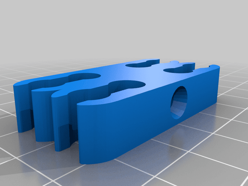 Ethernet Cable Tidy - Wall Mounted 3d model