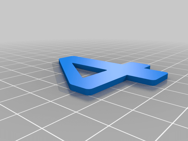 3D Number Set 3d model
