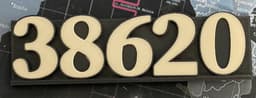 3D Number Set 3d model