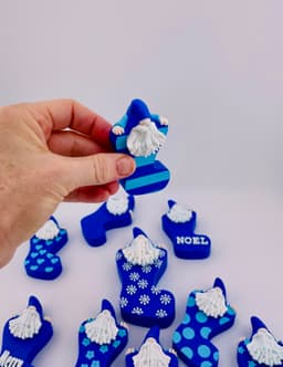 Stocking Gnome Ornament Set 3d model
