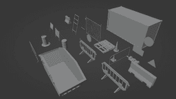 20 PIECE CONSTRUCTION ASSET PACK 3d model