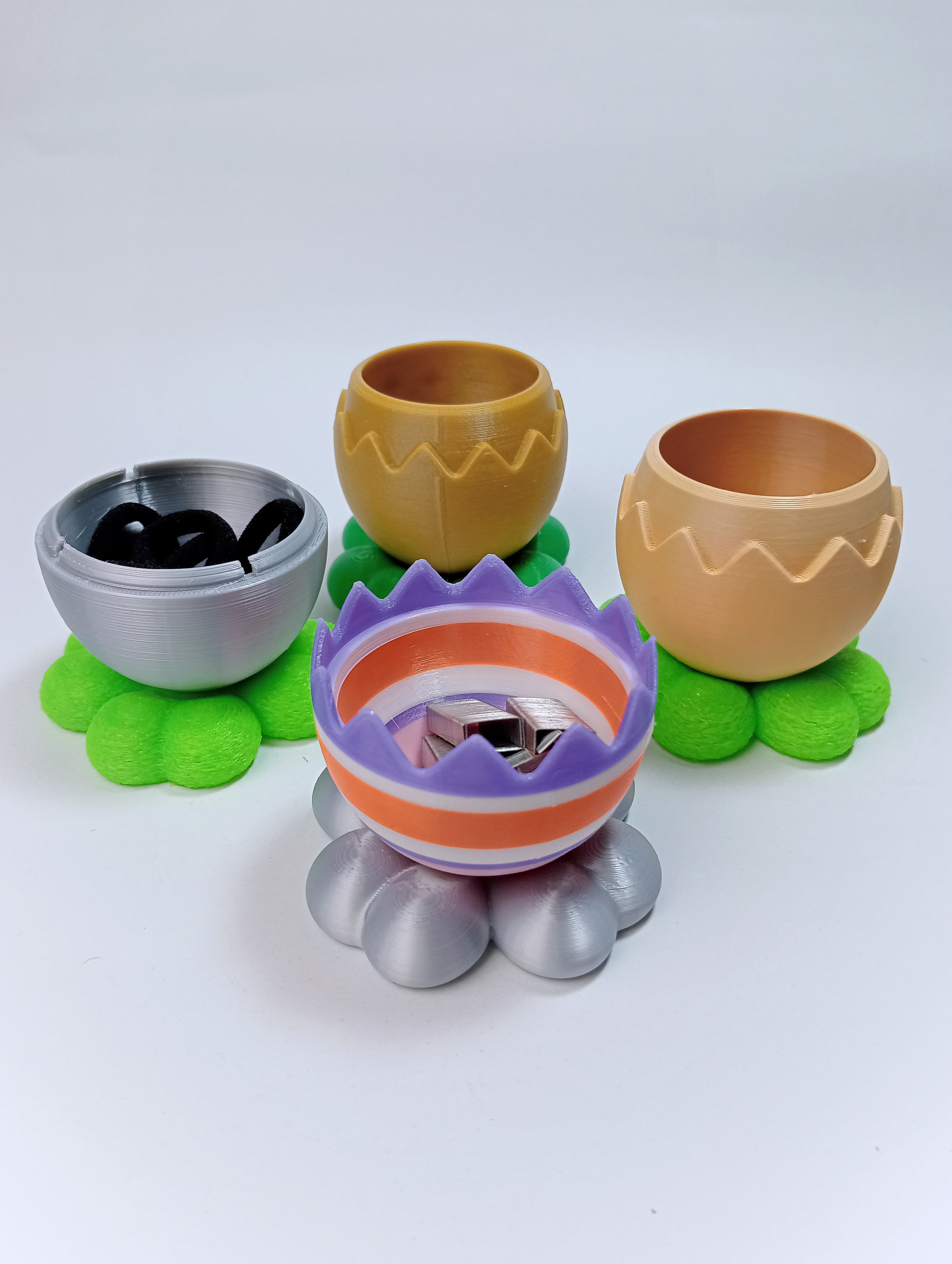 Four Leaf Clover Easter Egg Container 3d model