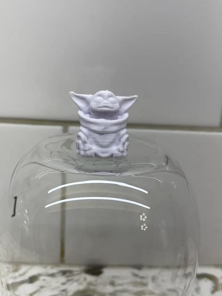 BABY YODA VALVE STEM CAP.stl 3d model