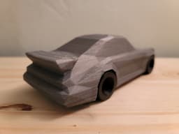 Low Poly Porsche 911 Turbo - Remastered 3d model