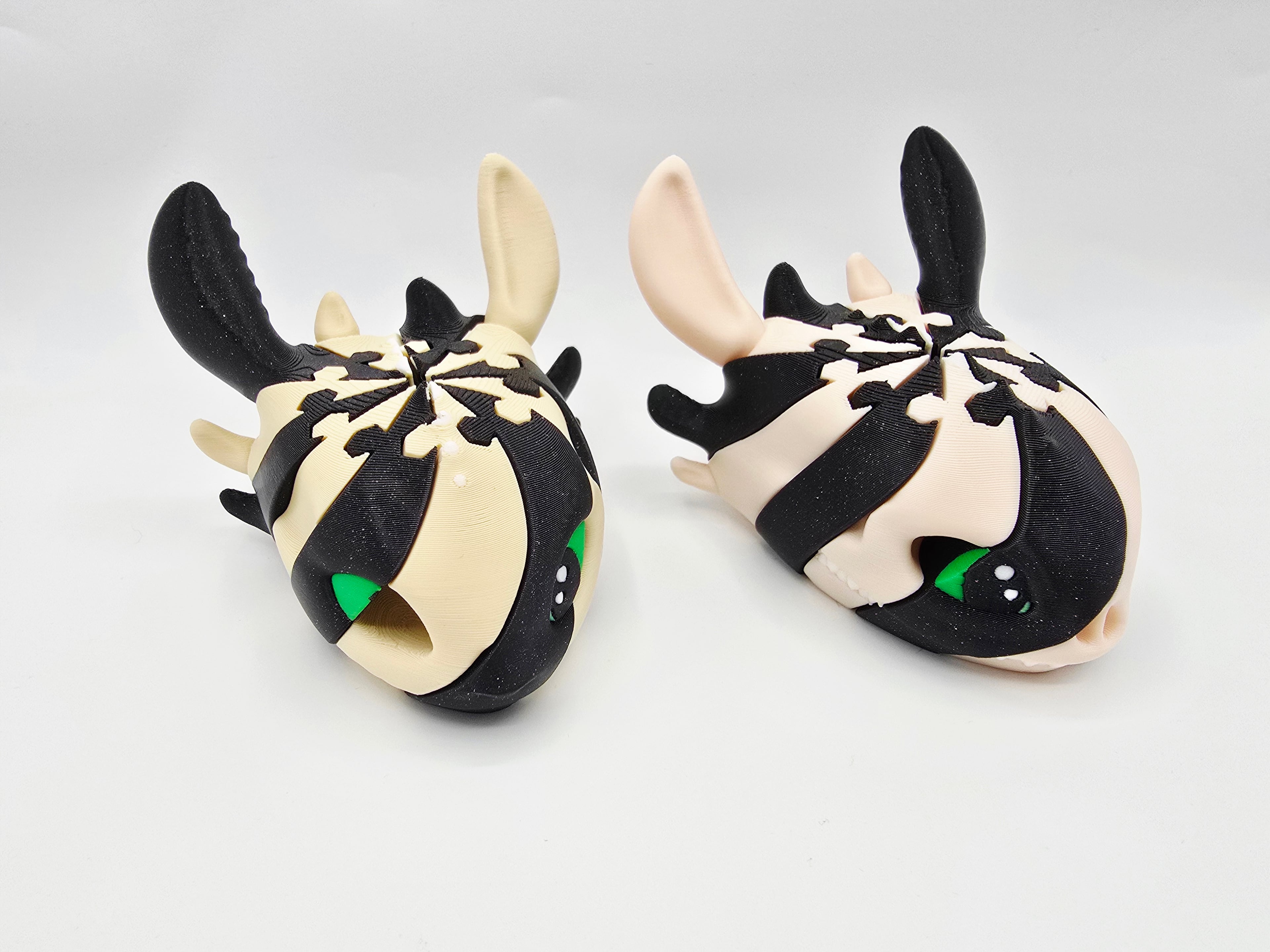 Toothless Skull Twist Fidget Combo Collection 3d model