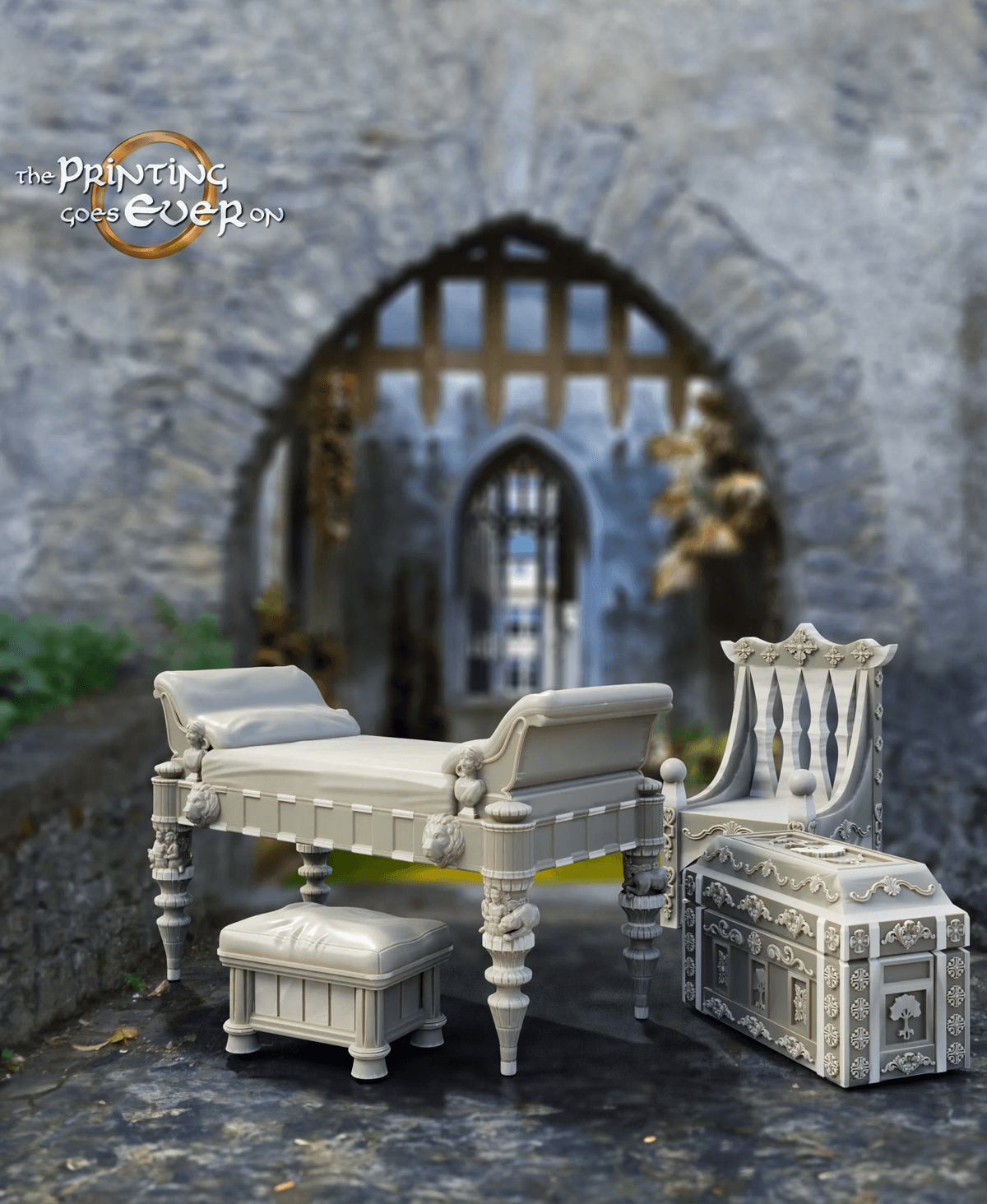 Ancient Furniture - Townsfolk Collection 3d model