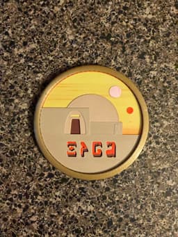 Cantina Coaster Tatooine Sunset 3d model