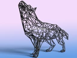 Wolf πΊπ 3d model
