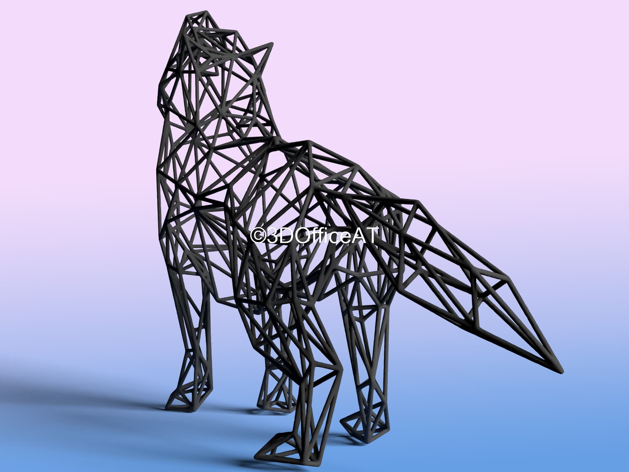Wolf 🐺🏠 3d model