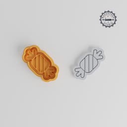 Candy Shape Cutter & Stamp Bundle, Sweet Treat Design, Perfect for Cookies & Fondant, 6-Piece Set, Sizes S/M/L PRODUCT_4828 3d model