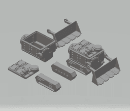 Fhw Ratheen Runt Fast Attack transport 3d model