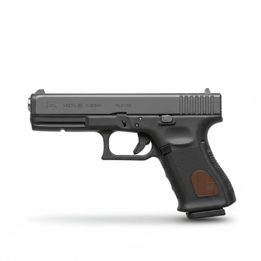 Handguns : Glock 20 Powerful Hunting Pistol 3d model