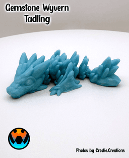 Gemstone Wyvern Tadling 3d model