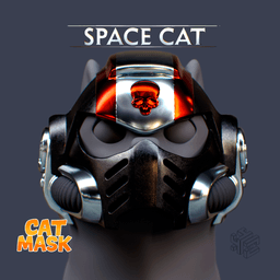 Space Helmet for Cat β 3D Printable Pet Cosplay 3d model