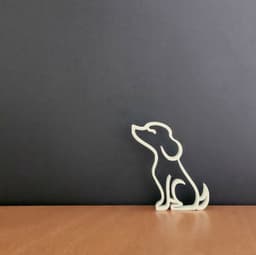 Dog Keychain 3d model