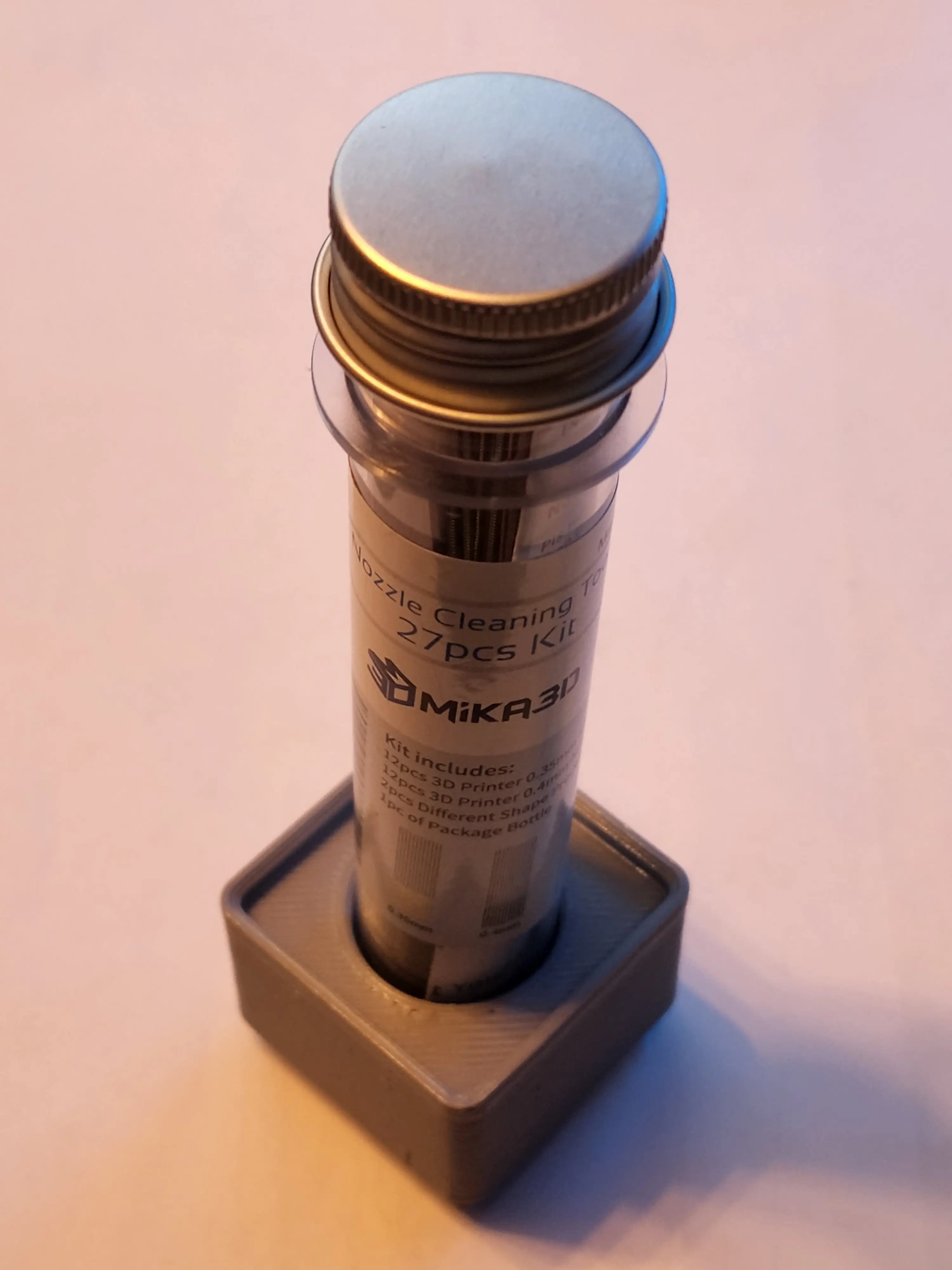 Gridfinity 1x1x4 Soda Bottle Preform Holder 3d model