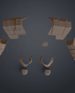 Robotman's Armor - DC 3d model