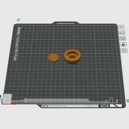 Sunflower Clicker / Sunflower Keychain / Fidget - No AMS - Commercial License Included 3d model