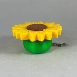 Sunflower Clicker / Sunflower Keychain / Fidget - No AMS - Commercial License Included 3d model