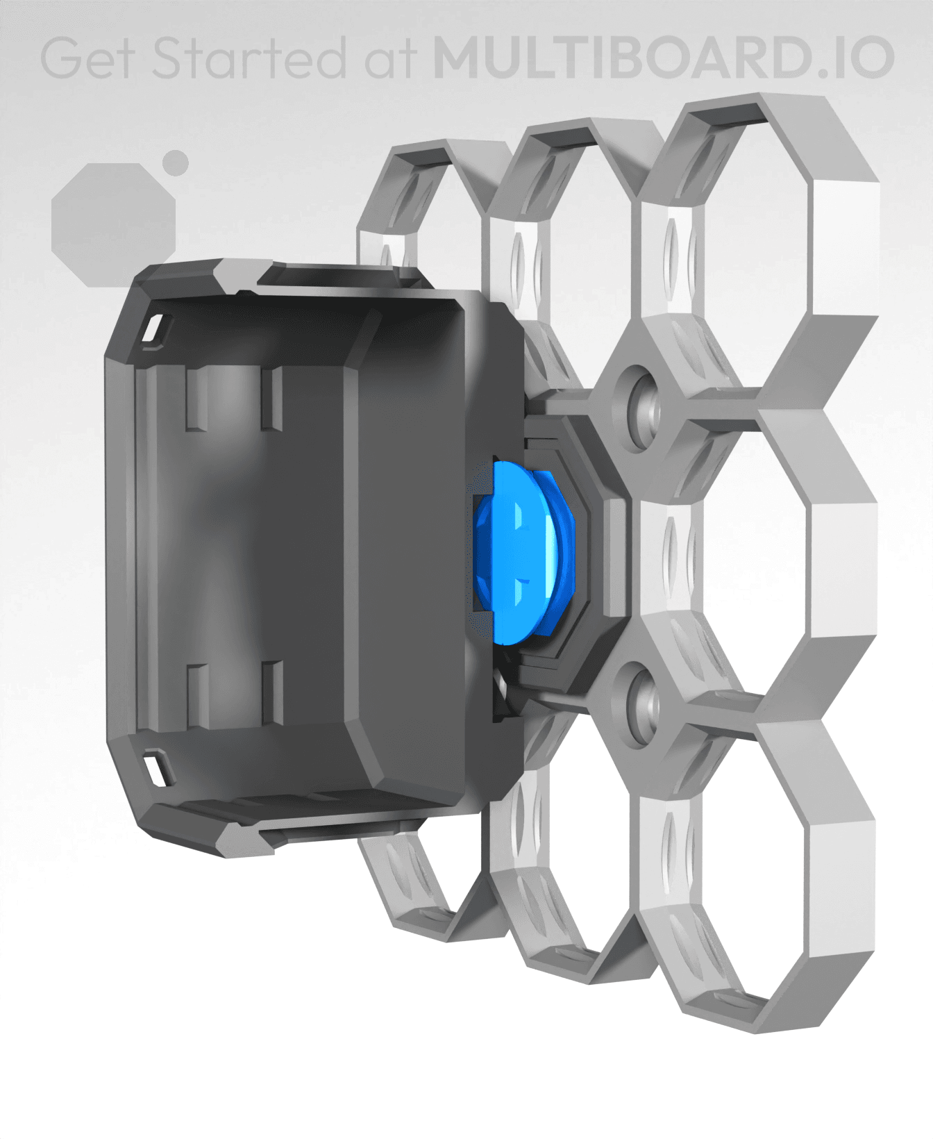 Bolt-Locked Insert - Fix Point (Folded) 3d model