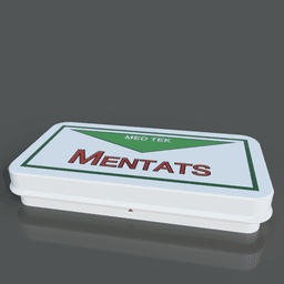 Fallout MED-TEK Mentats Container 3d model