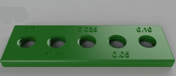 Screw Tolerance Test Kit + STEP FILE 3d model