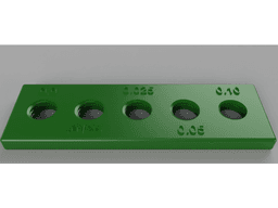 Screw Tolerance Test Kit + STEP FILE 3d model