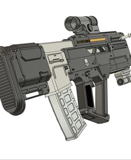 Helldivers 2 Liberator AR-23 3d model