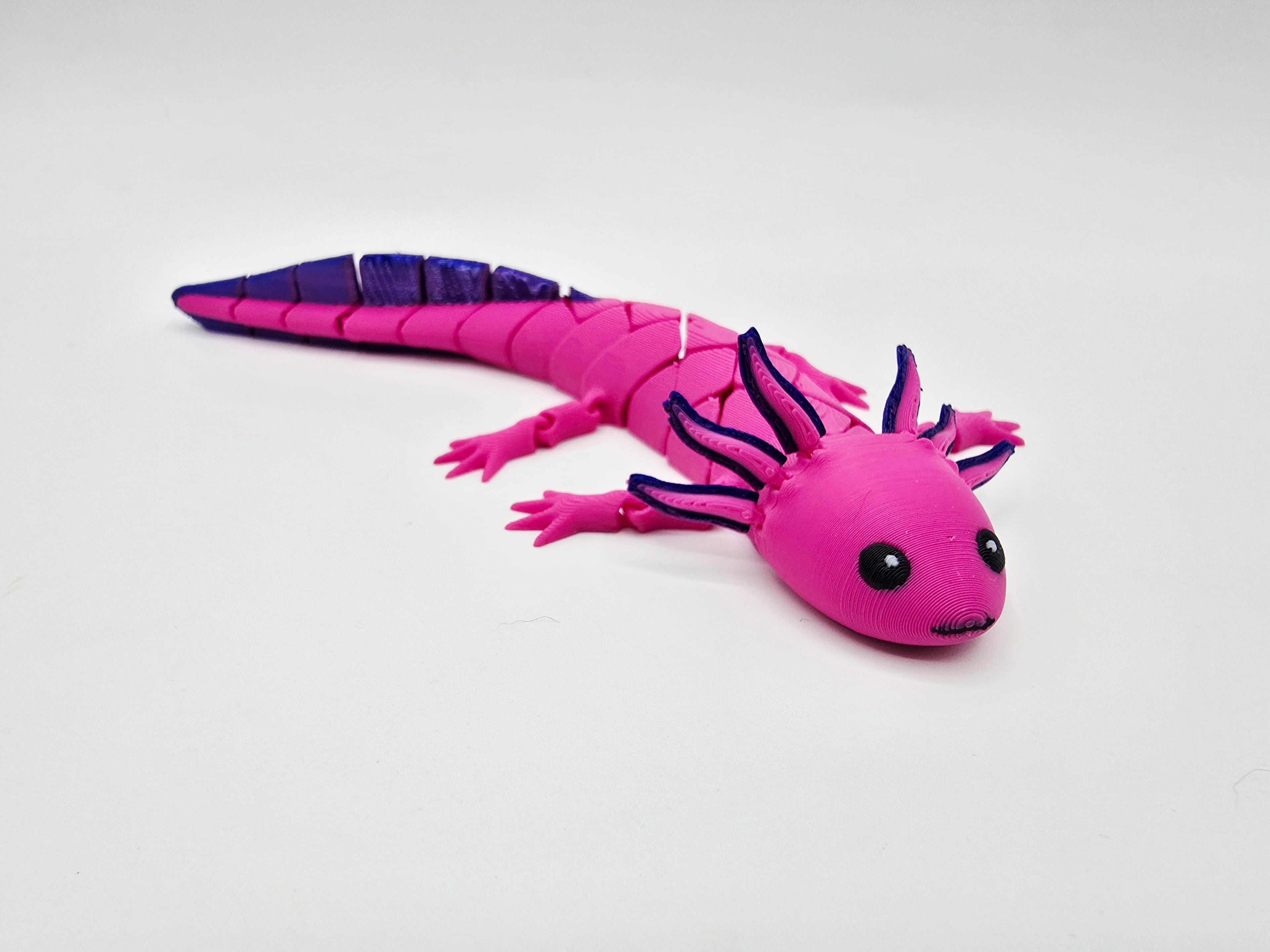 Flexi Hybrid Baby Axolotls 3d model