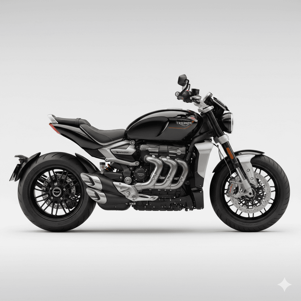 Triumph Rocket 3 GT Cruiser Motorcycle 3d model