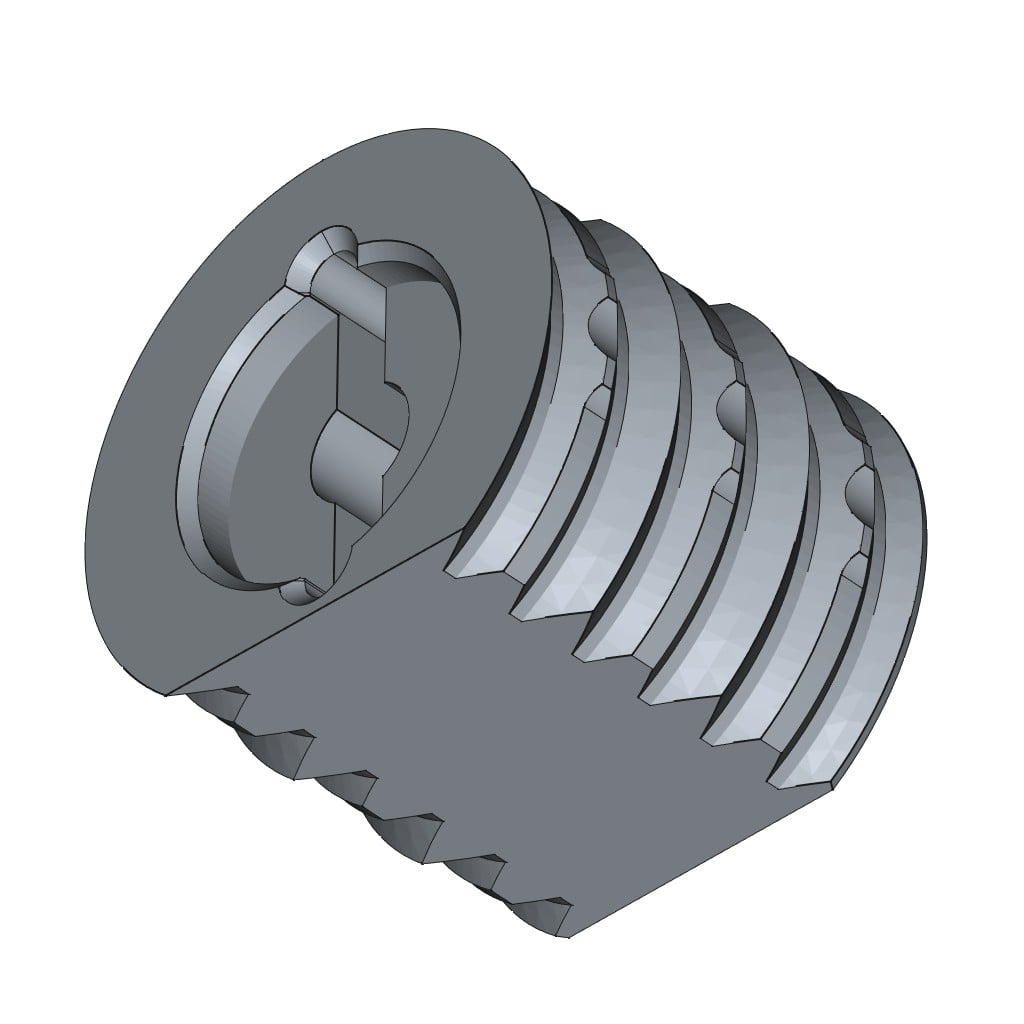 D-LOCK_CONNECTOR_L-TRIPLE-3-4-FLANGE-TRUSS-HEAD-SCREW-MOUNT 3d model