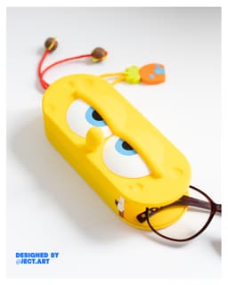 SpongeBob glasses case 3d model