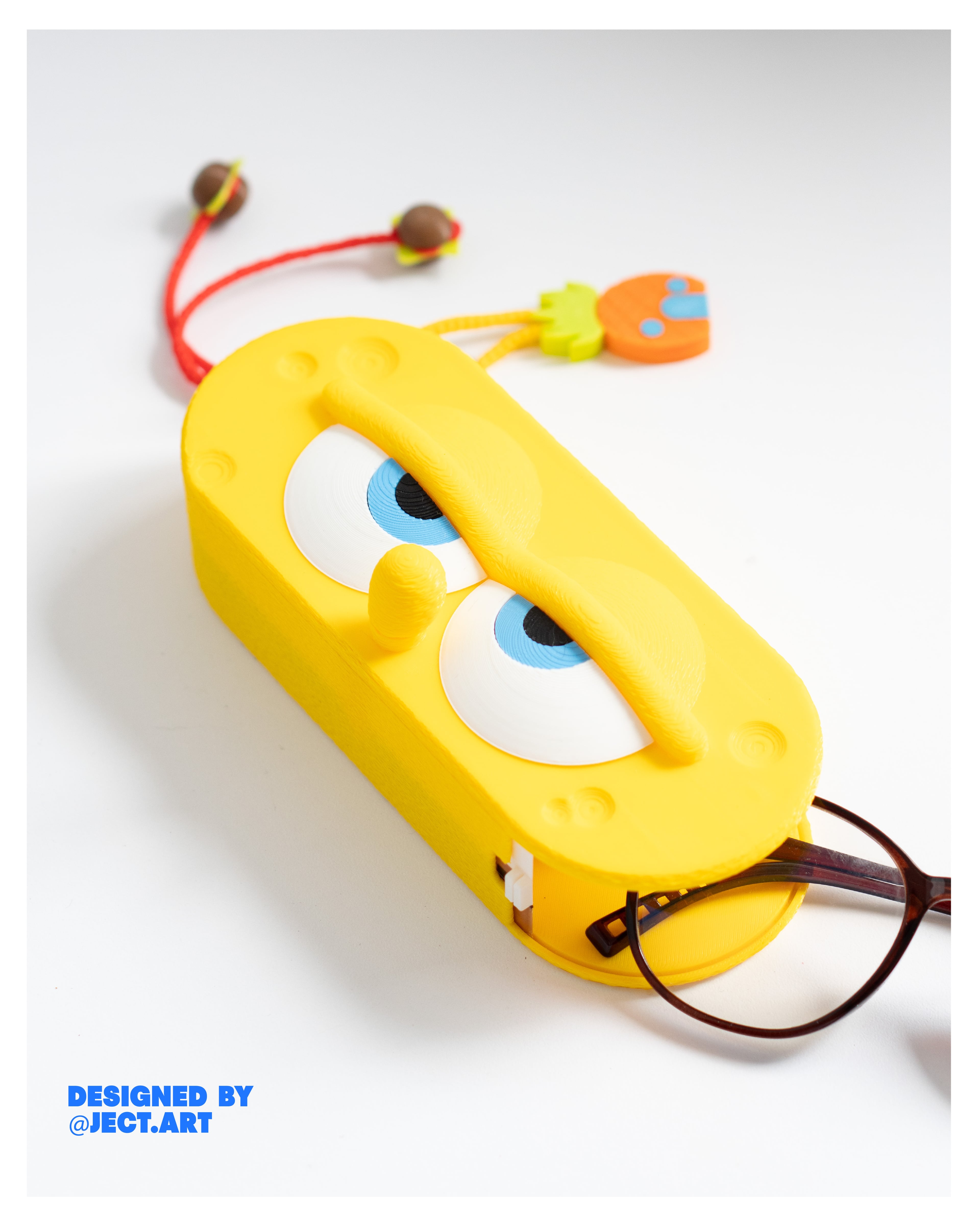 SpongeBob glasses case 3d model