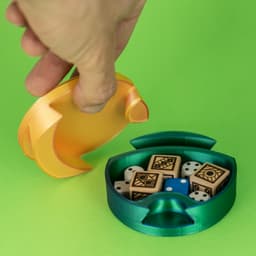 Dastardly Dovetail Box (Round) 3d model