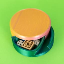 Dastardly Dovetail Box (Round) 3d model