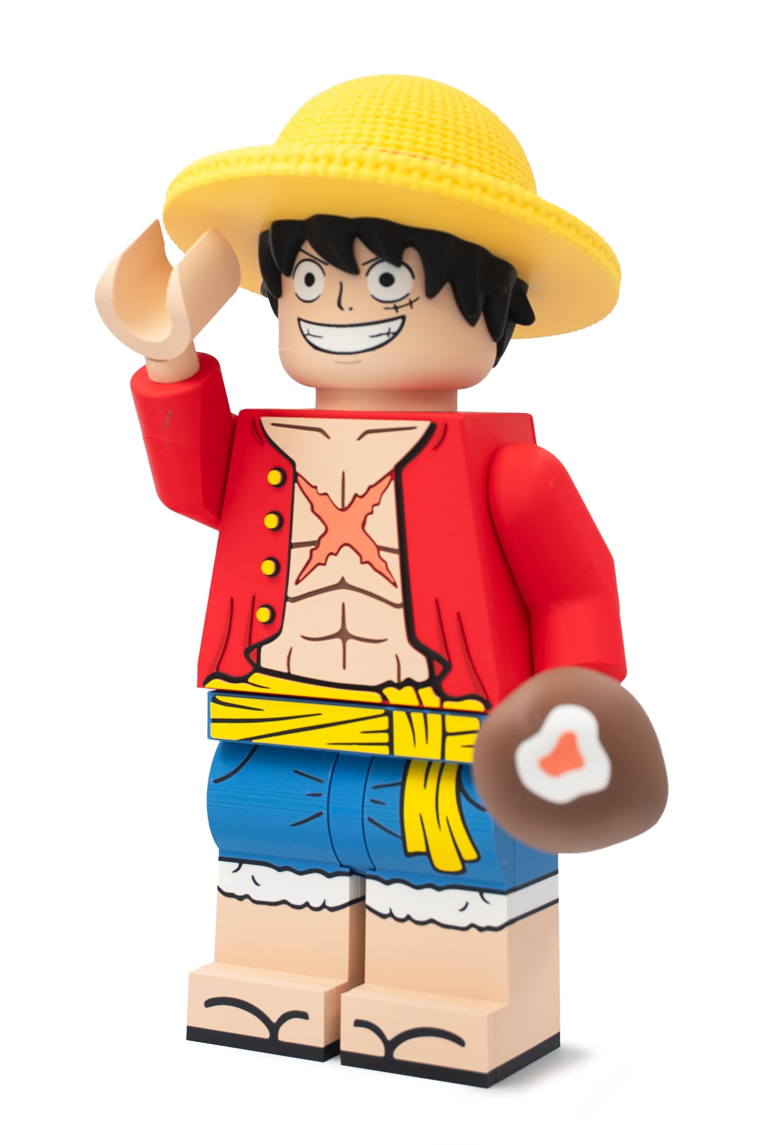 Monkey D. Luffy Modular Figure 3d model