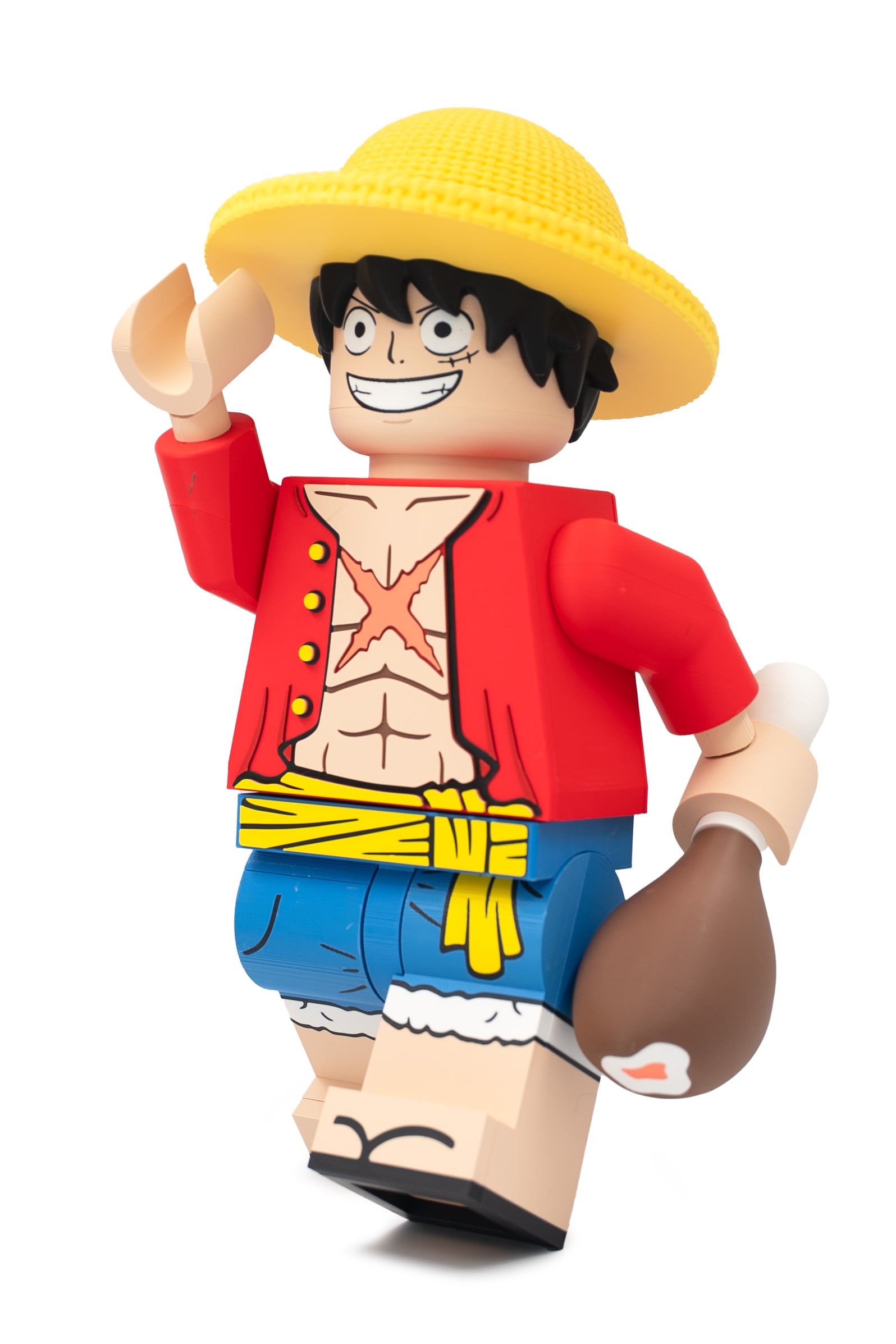 Monkey D. Luffy Modular Figure 3d model