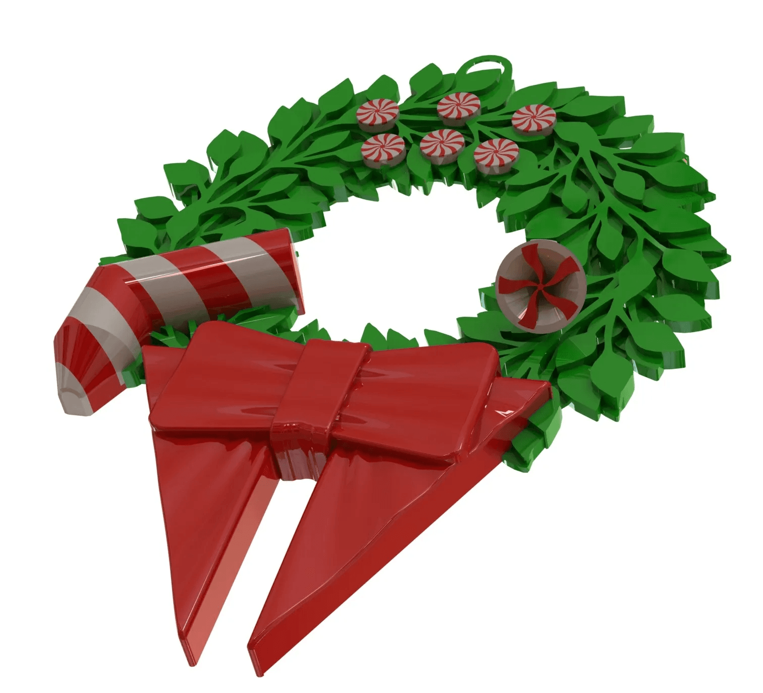 Millennium Falcon Christmas Wreath Ornament 3d model