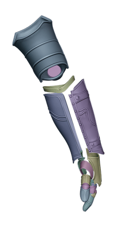 MECHANICAL ARM LIES OF P 3d model