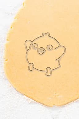 Chick Cookie Cutter, Biscuit Cutter 3d model