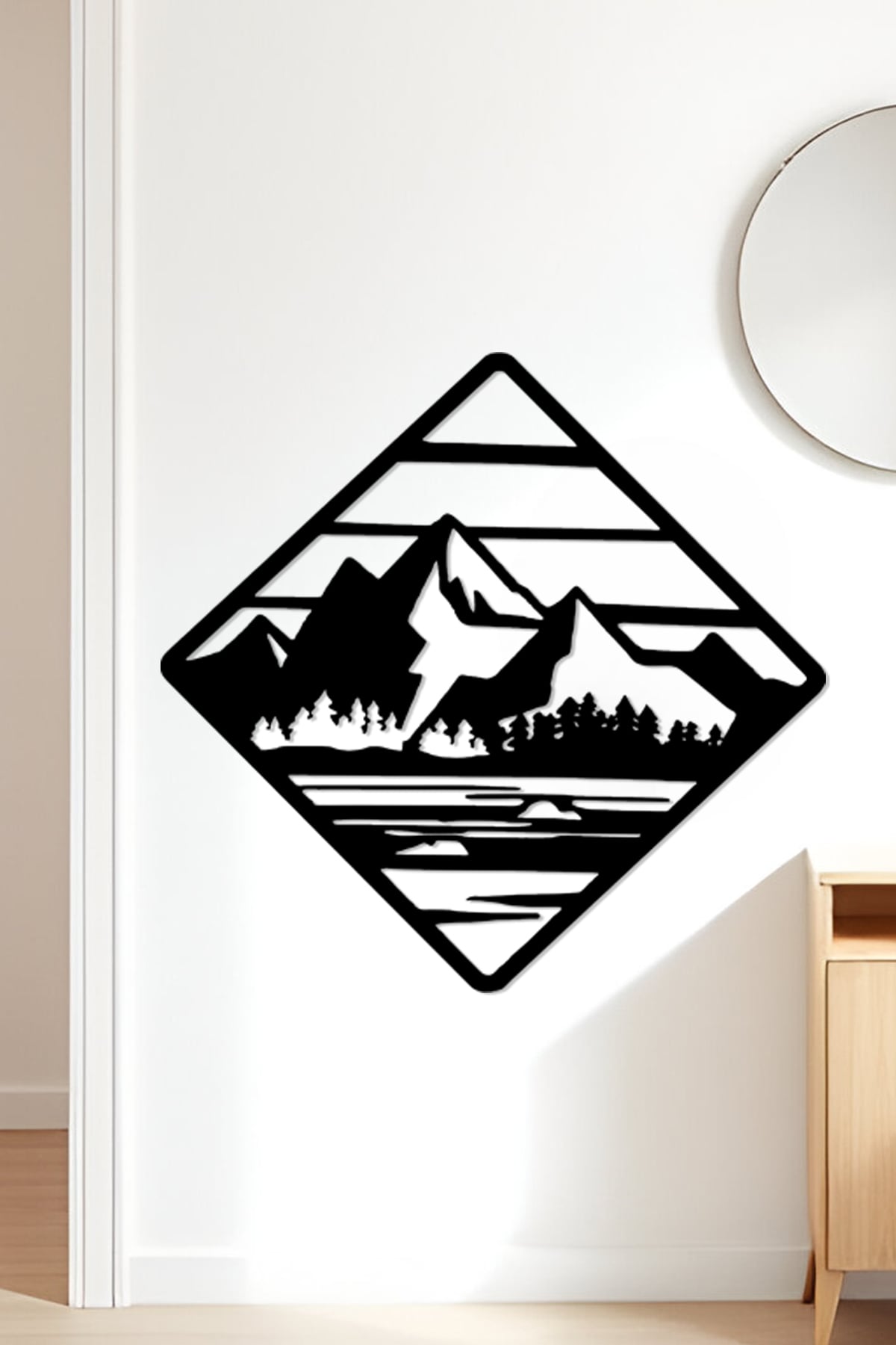Mountain Wall Art, Wall Decor, Home Decor 3d model