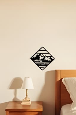 Mountain Wall Art, Wall Decor, Home Decor 3d model