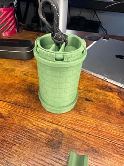 $10 Mini Dice Tower - DND, Dungeon, Dragons, Tabletop Games 3d model