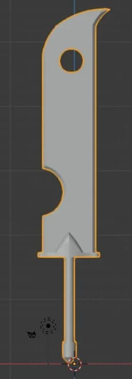 Zabuza's Sword 3d model