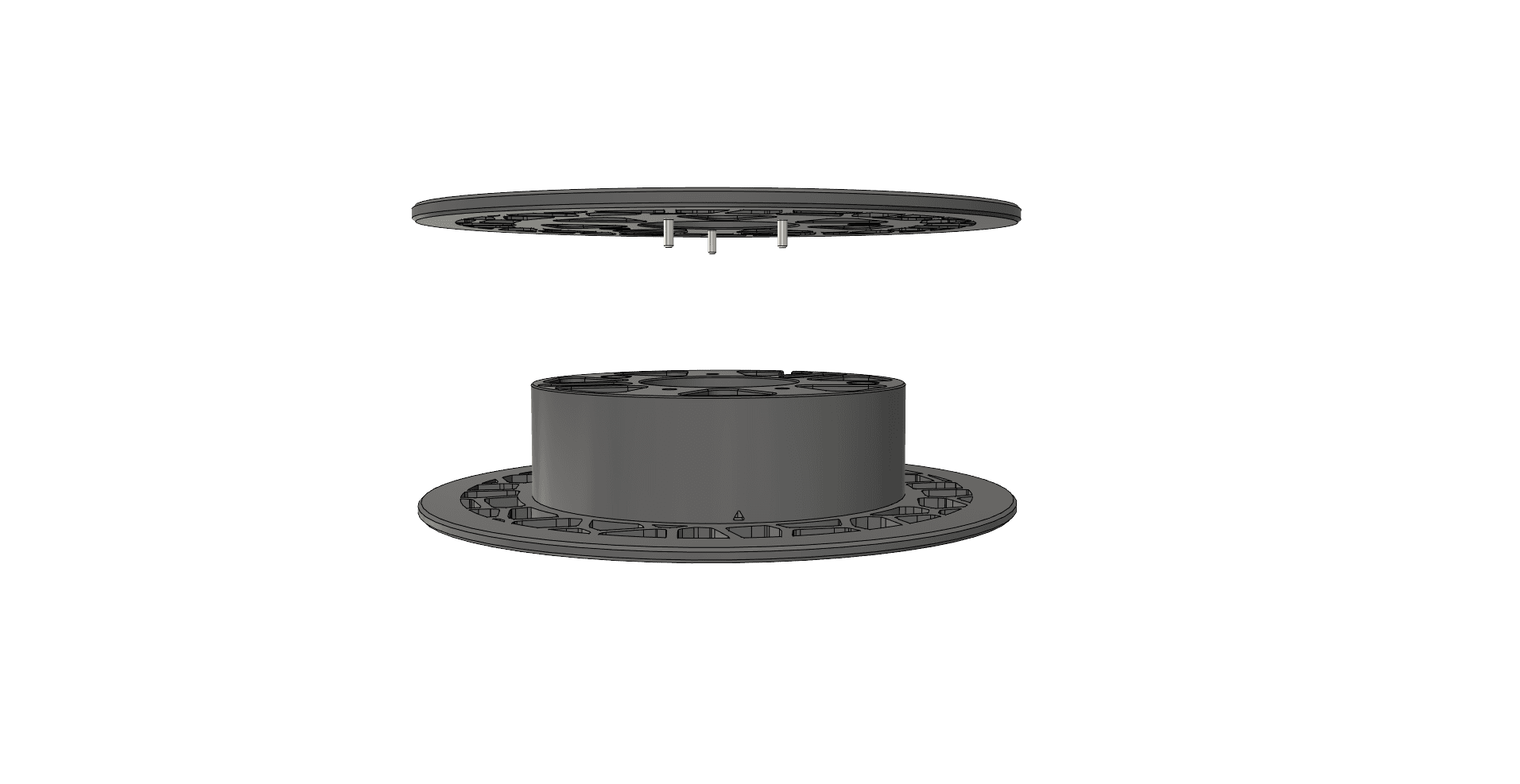 Sample Filament Master Spool using magnets 3d model