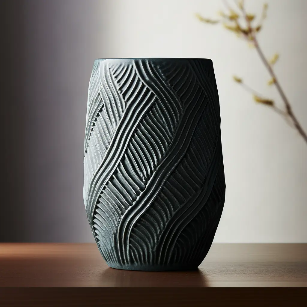 Beautiful view of Warm Textured Vase Storage Ideas
