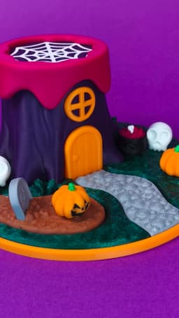 Spooky & Halloween - Diorama for Cute Flexi Animals, Snail 3d model