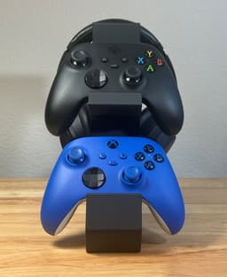 Dual Xbox Controller and Headset Holder 3d model